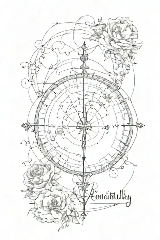 Coordinates Quote "Eventually everything tattoo design idea