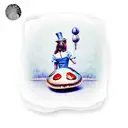 ALICE IN WONDERLAND SITTING ON A MUSHROOM tattoo design idea