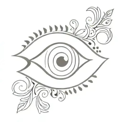 evil eye tattoo tattoo design idea