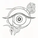 evil eye tattoo tattoo design idea