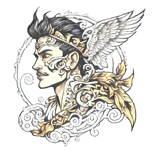 Nathaniel, boy, son  tattoo design idea