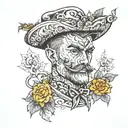 Nathaniel, boy, son  tattoo design idea