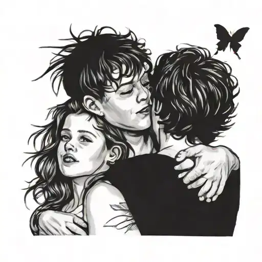 memorial tatto for my autism brother sister bond tattoo design idea