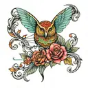 echo tattoo design idea