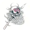 Grim Reaper tattoo design idea