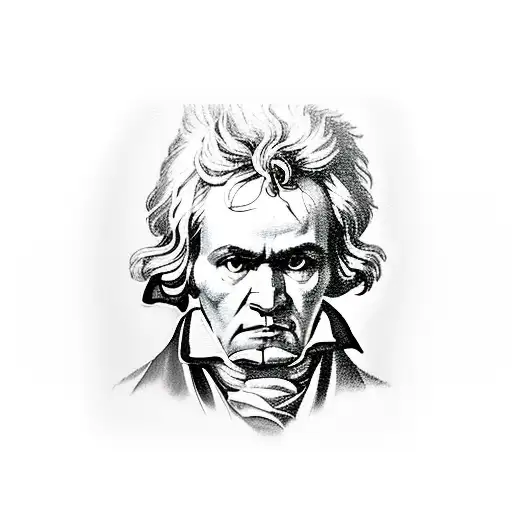 beethoven tattoo design idea