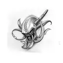 xenomorph tattoo design idea