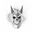 skull pony from mlp tattoo design idea