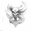 skull pony from mlp tattoo design idea
