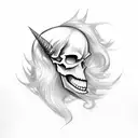 skull pony from mlp tattoo design idea