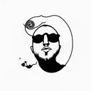 Mac Miller - Swimming in Circles tattoo design idea