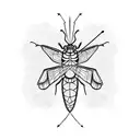 grasshopper tattoo design idea