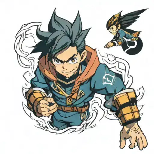 Inazuma eleven Caleb tattoo design idea