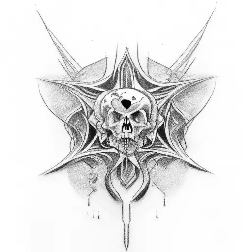 neck tattoo, not too bold, with elegant elements, without going to the bones on the chest tattoo design idea