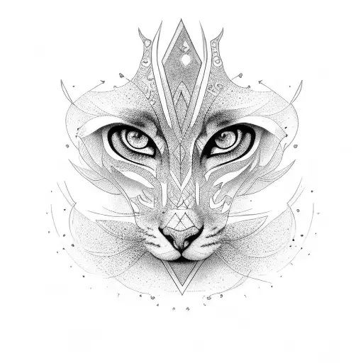 neck tattoo, not too bold, with elegant elements  tattoo design idea