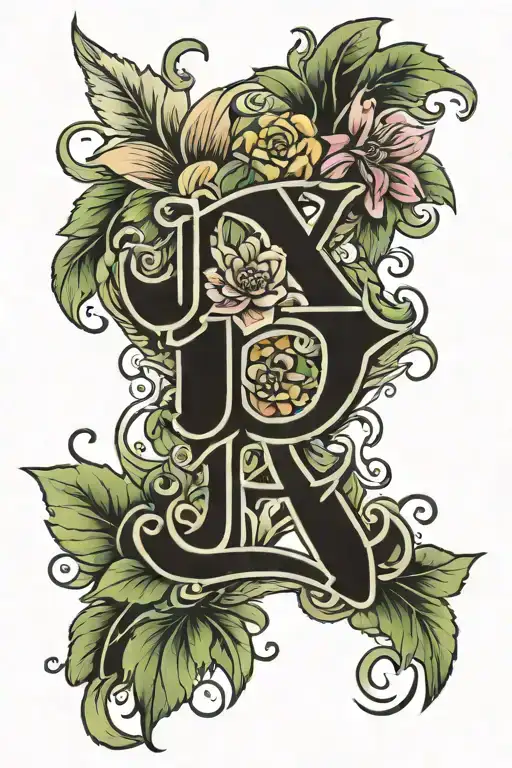 Joy written tattoo design idea