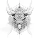 full calf wrap that includes crows, rubriks cube  tattoo design idea