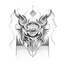 Greek underworld tattoo design idea