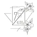 area code 717 and 603 tattoo design idea