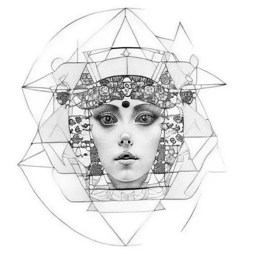 tatto inspired by the painter Gustav Klimt tattoo design idea