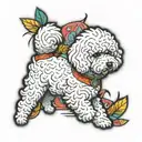Bichon Frise tattoo design idea
