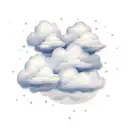 Clouds with 2 babies tattoo design idea