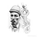 peaky blinders tattoo design idea