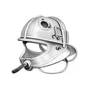 firefighter helmet 78 tattoo design idea