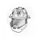 firefighter helmet 78 tattoo design idea