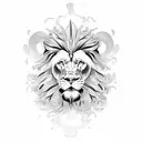 dutch lion tattoo design idea