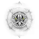 knight templar tattoo design idea