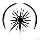 sunshine tattoo design idea