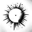 sunshine tattoo design idea