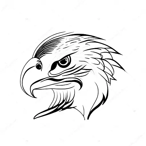 persian Bearded vulture tattoo design idea
