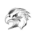 persian Bearded vulture tattoo design idea