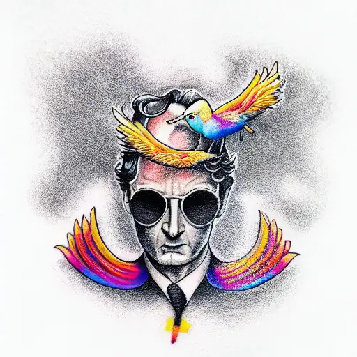 good omens tattoo design idea
