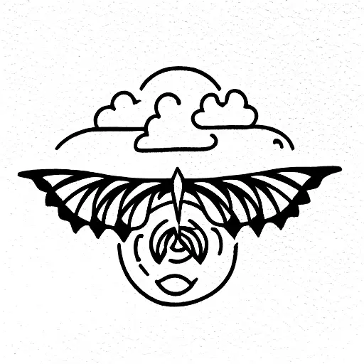 good omens tattoo design idea