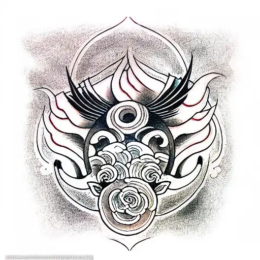 good omens tattoo design idea