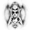 good omens tattoo design idea