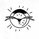 good omens tattoo design idea