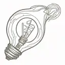 light bulb Matthew 5:16  tattoo design idea