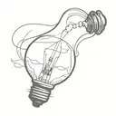light bulb Matthew 5:16  tattoo design idea