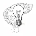 light bulb Matthew 5:16  tattoo design idea