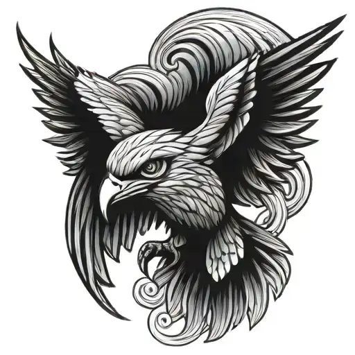 thunderbird tattoo design idea