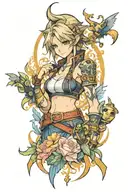 final fantasy 10 tattoo design idea