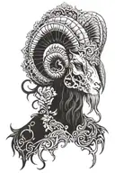 Ram tattoo design idea