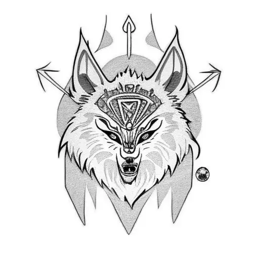 princess mononoke  tattoo design idea