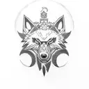 princess mononoke  tattoo design idea