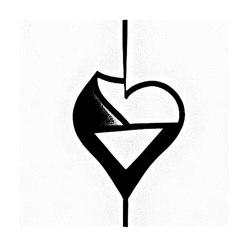It's the same damn thing that made my heart surrender tattoo design idea