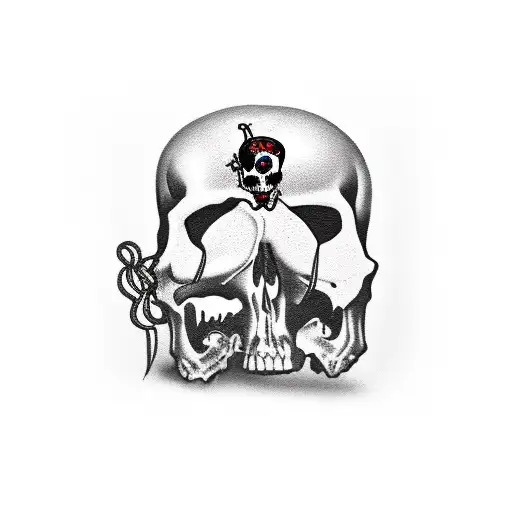 voodoo doll, death, black, pins, tattoo design idea